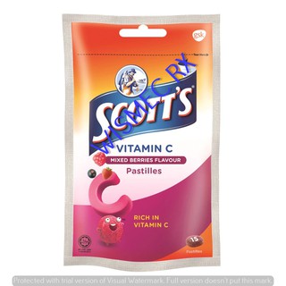 Áo Thun In Chữ Scott 's Vitamin C 15' S Thời Trang Năng Động