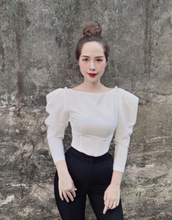 Áo sơ mi tay bồng