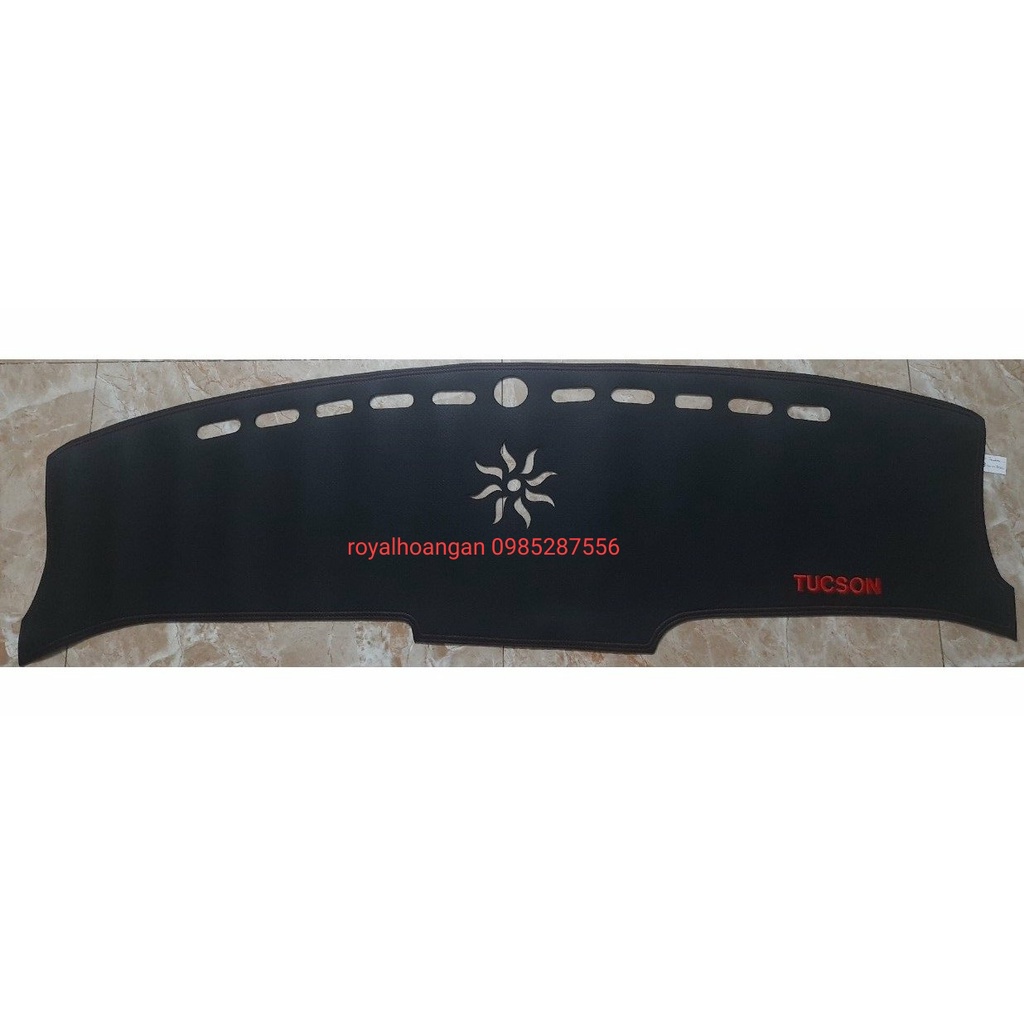 tucson, Thảm taplo TUCSON bằng nhung 3 lớp hoặc Da Cacbon  2015 đến 2023