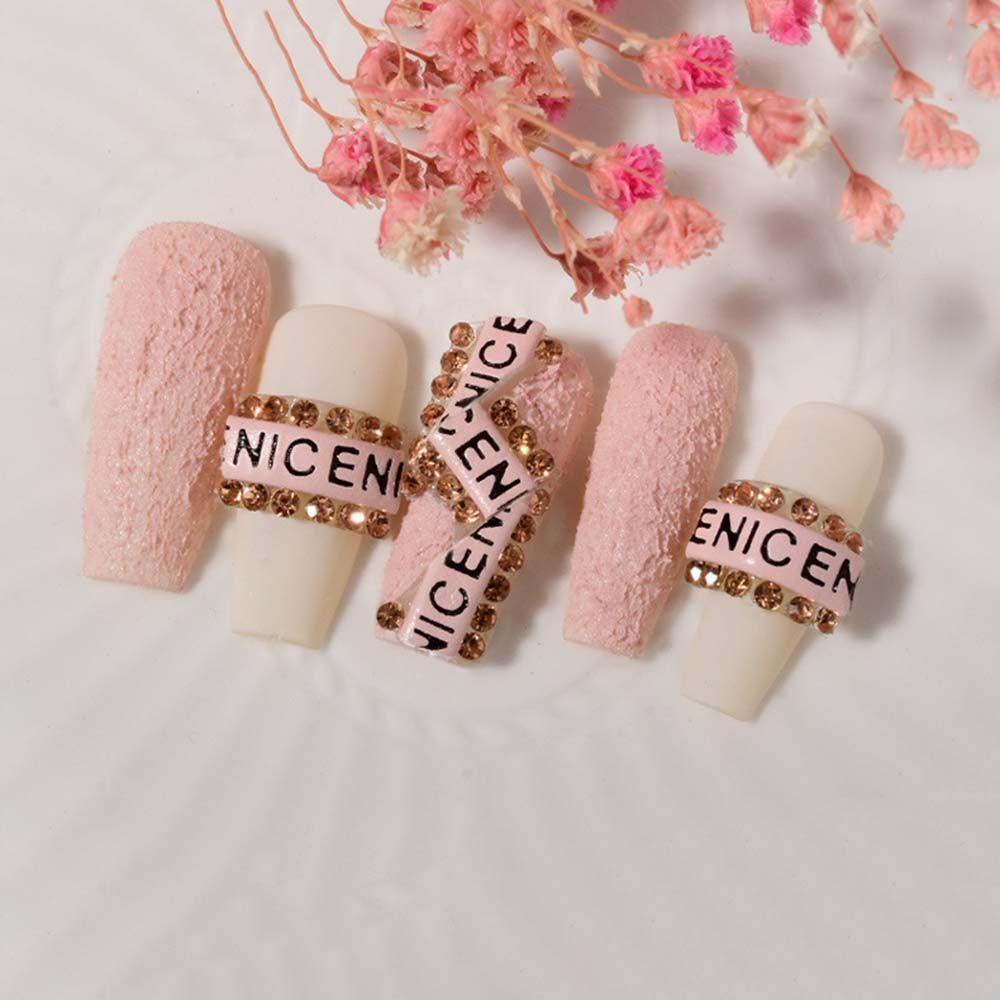 Hình Dán Móng Tay Lấp Lánh Phong Cách Nhật Bản Sang Trọng