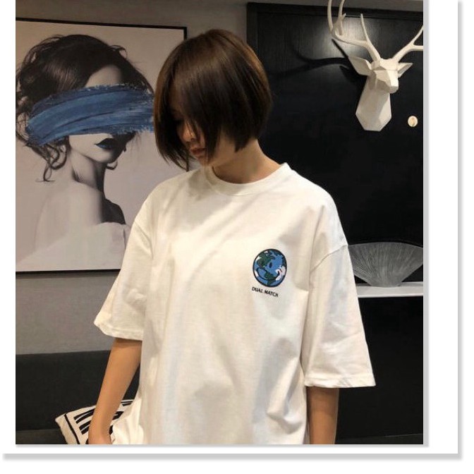 Áo thun tay lỡ DUAL UnisexT6 PHONG CÁCH AOMI