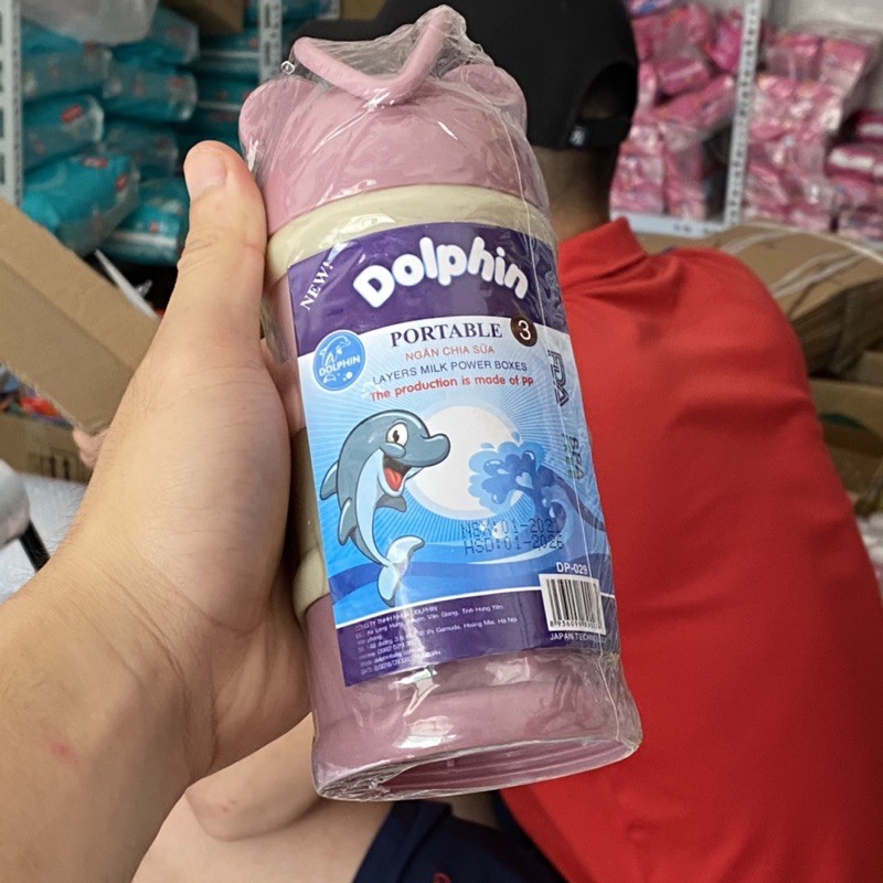 Hộp Đựng Chia Sữa Cho Bé - Hiệu Dolphin