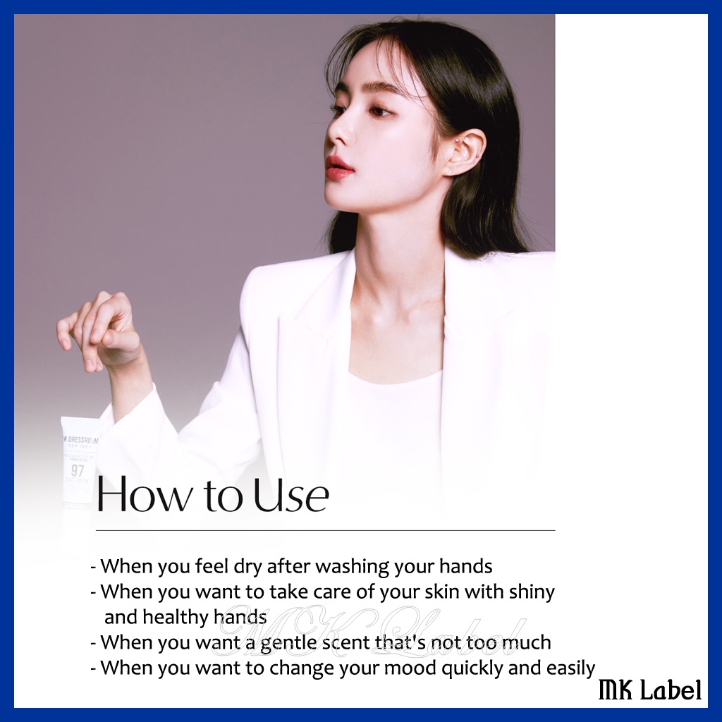 W.DRESSROOM Kem Dưỡng Ẩm Da Tay 4 Màu Tùy Chọn Dung Tích 20ml