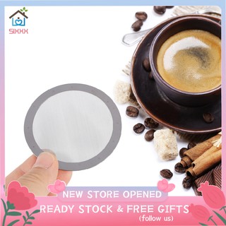 Sixxx [Người Bán Khuyến Nghị]Lưới Lọc Cà Phê Bằng Thép Không Chống Chống Nước Thứ Cho Máy Làm Café Aeropress