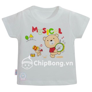 Áo Tay Ngắn Cổ Bo Bé Trai - Hello bb