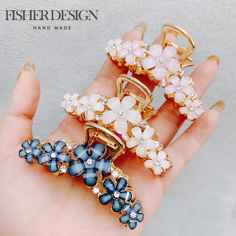 Kẹp Tóc Kim Loại Kiểu Hình Học Thời Trang Hàn Quốc Cho Nữ