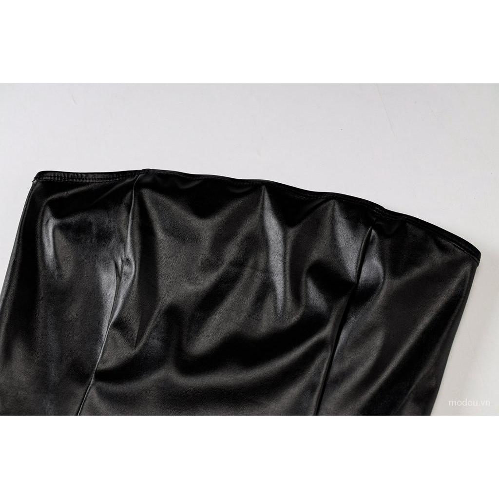 Đầm không tay dáng ôm thiết kế vai trần quyến rũ