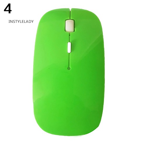 ✌ly 2.4 GHz Slim Optical Wireless Mouse Mice + USB Receiver for Macbook Laptop PC