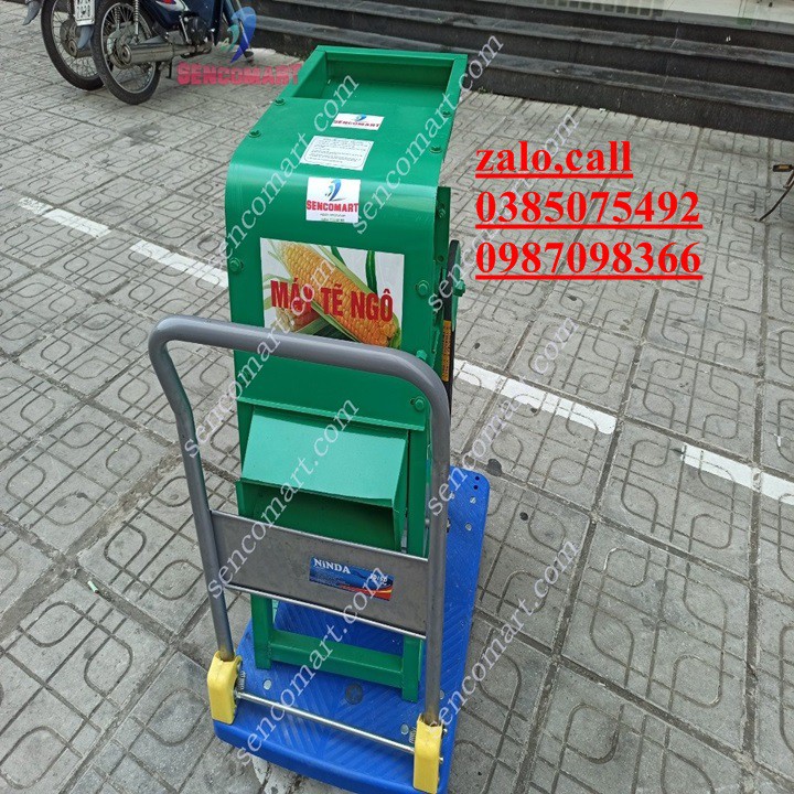 Khung máy tách hạt ngô khô chuyên dùng motor 1kw-1,5kw