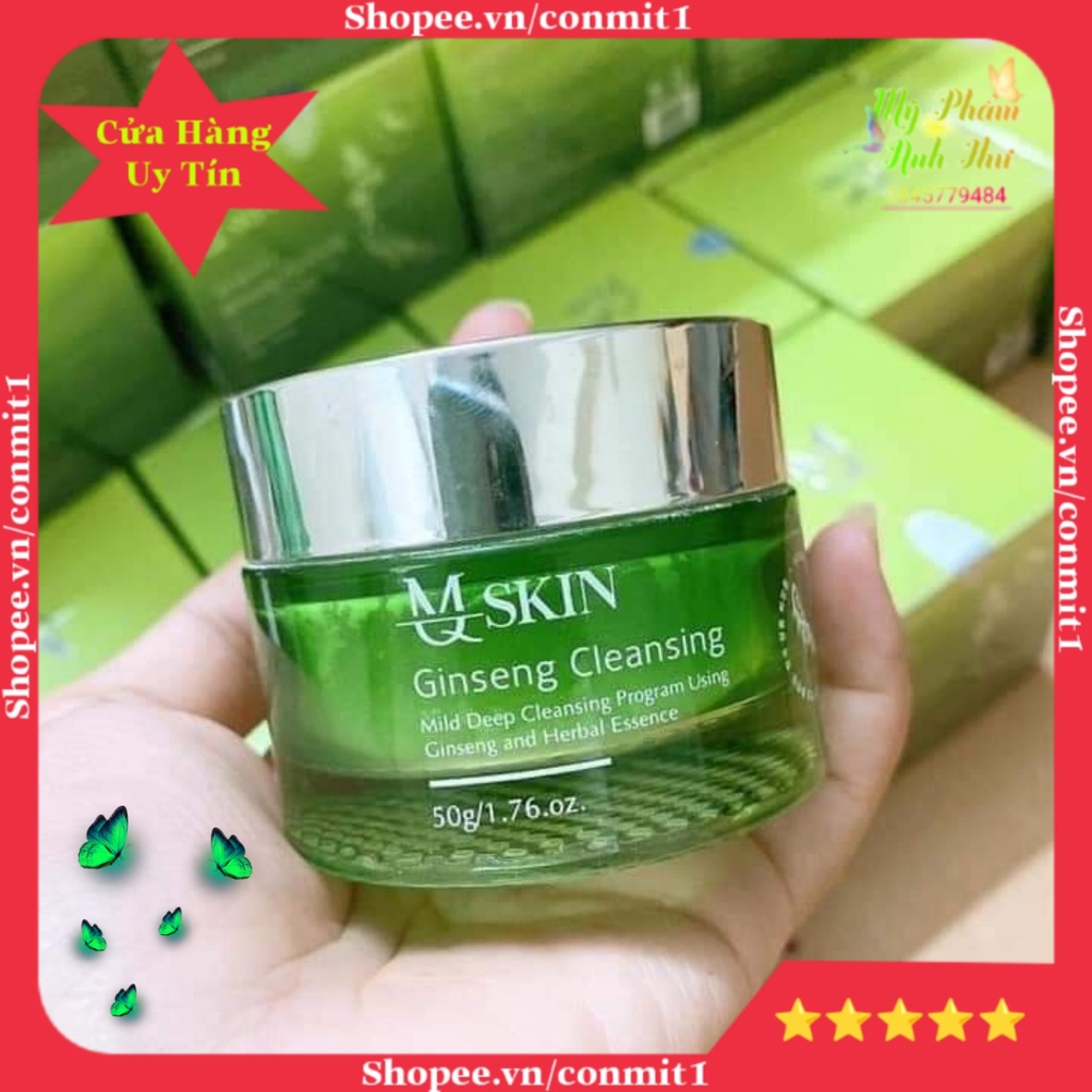 Bột Rữa Mặt Nhân Sâm MQ SKIN ❤️ Chính Hãng ❤️ Bột Rửa Mặt MQ Skin