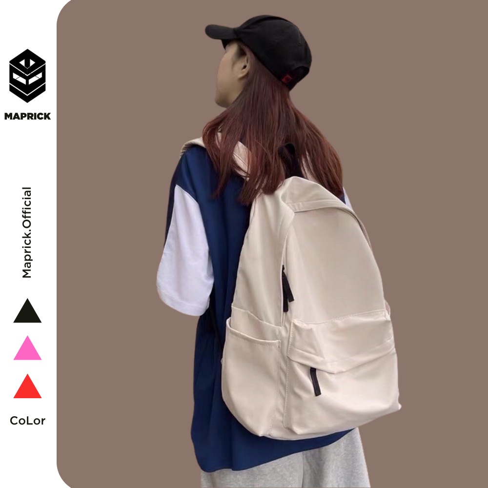 Balo Thời Trang Vải Dù Mịn Balo Ulzzang Phong Cách Hàn Quốc BL2