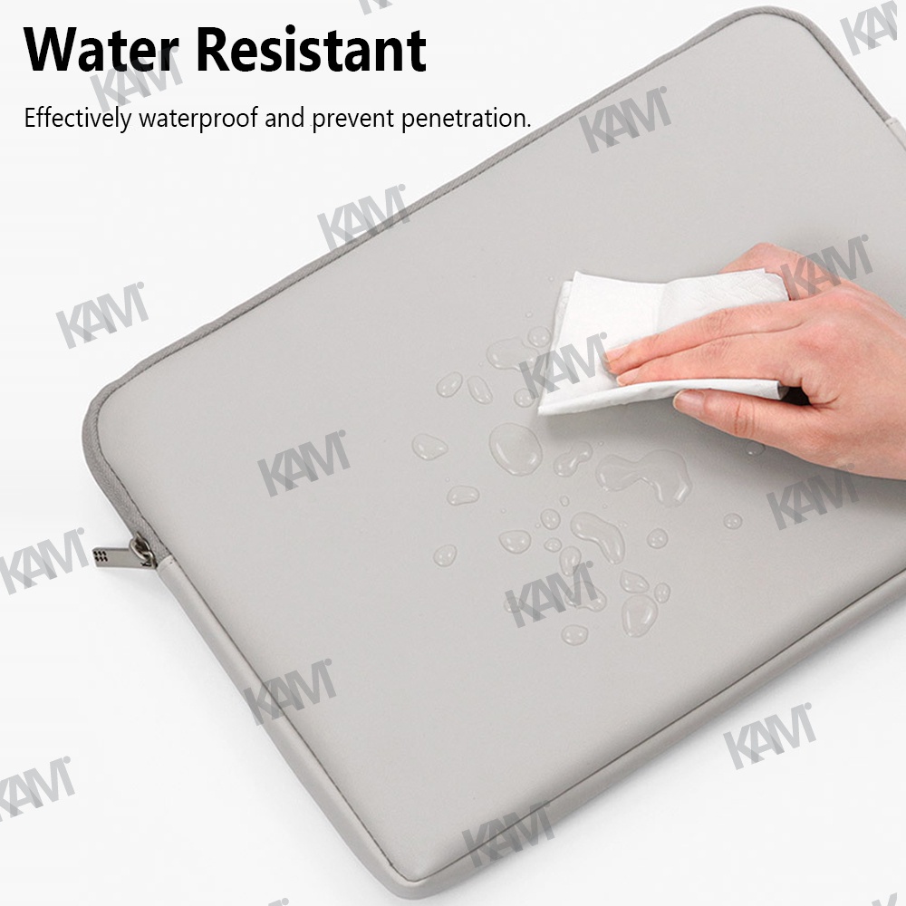 Túi Da PU Đựng Laptop Chống Sốc Chống Thấm Nước Kam 11 / 12 / 13.3 / 14 / 15.6 / 16 / 17 inch