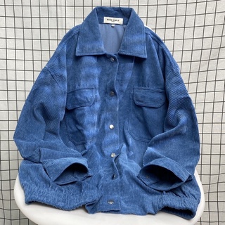 Áo Khoác Nhung Gân JONEY Form Rộng Tay Dài Unisex Ulzzang (Ảnh Thật)