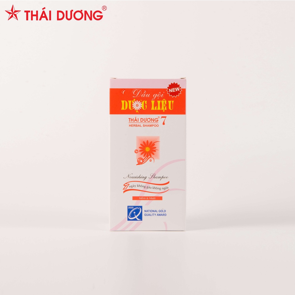 Dầu gội dược liệu Thái Dương 7 hộp 40 gói- Sao Thái Dương