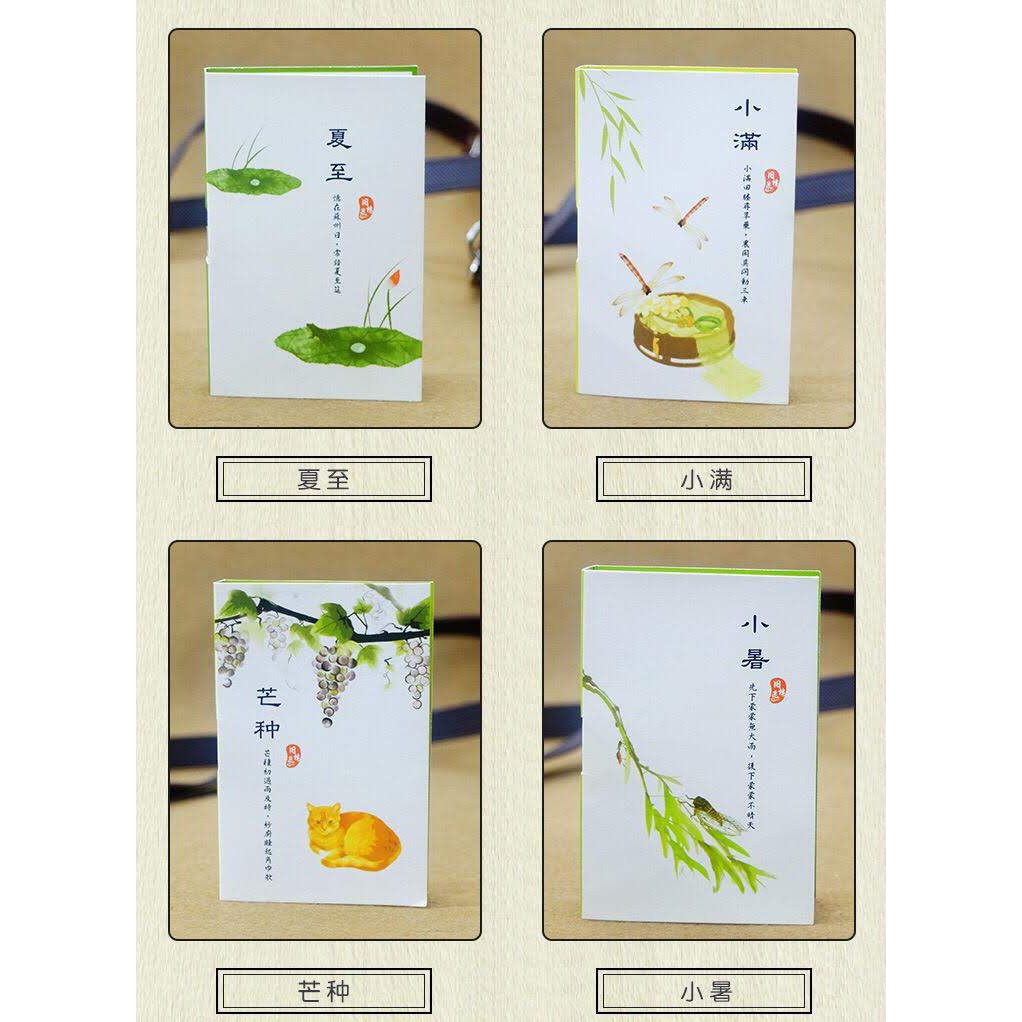 Nước hoa mini  cổ trang 24 tiết xuân phân( combo 4 lọ/ một tiết xuân phân)