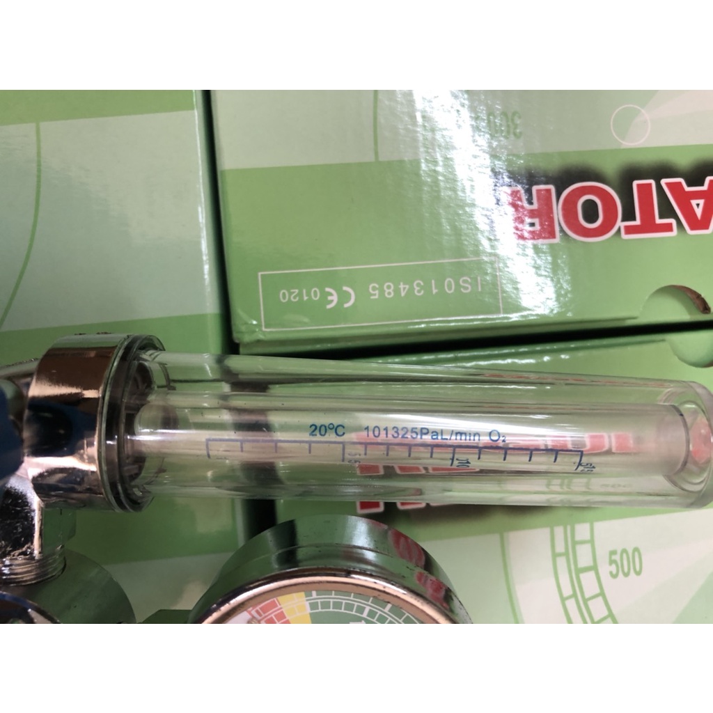 Đồng Hồ Oxy Thở Kimura Chính Xác An Toàn Chất Lượng Trọn Bộ 3 Món Đồng Hồ + Cốc Tạo Ẩm + Ống Dẫn Khí