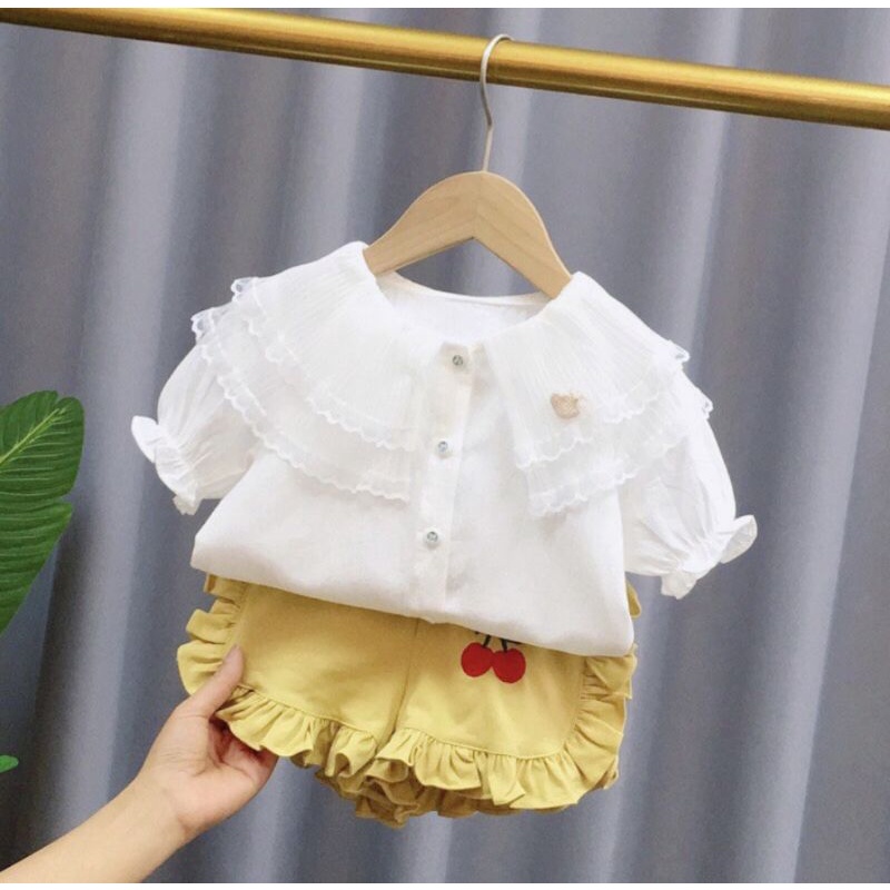 SÉT 4 QUẦN ĐÙI BÉ GÁI CHERRY SIÊU XINH