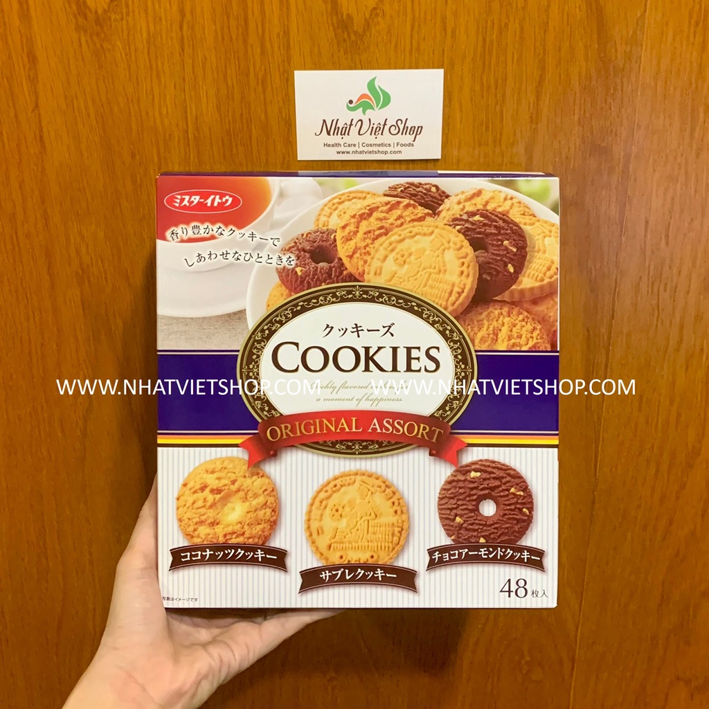 Bánh Cookies Original Assort Nhật 48 cái