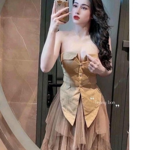 ÁO CÚP NGỰC CÓ MÚT SẴN HÌNH THẬT UKLY alohashop91