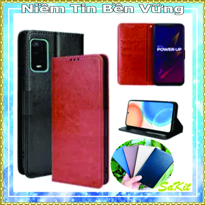Bao da may viền có ví để tền, điện thoại samsung a13 4g, a23 4g, a33 5g, a53 5g, a73 5g.( Hit nam châm).