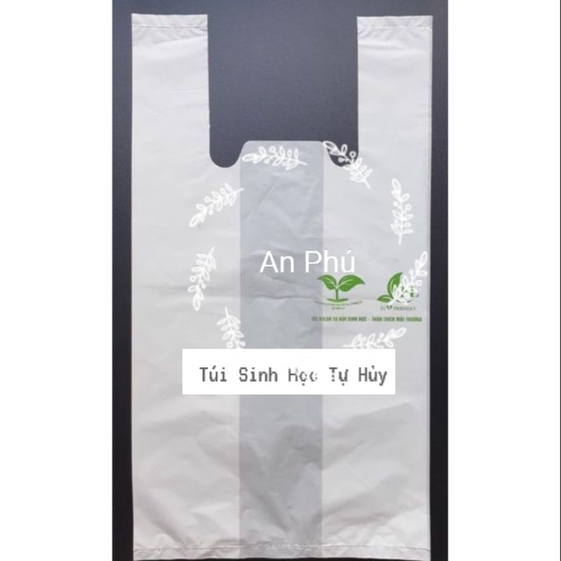 1kg Túi xốp 2 quai sinh học tự hủy