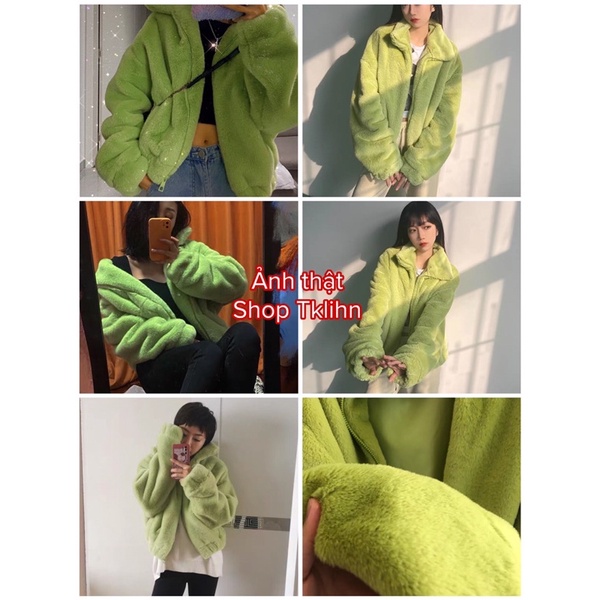 TKLIHN Áo khoác Lông ulzzang Croprop HOT FASHIONITA cá tính HOT TREND 2021 KÈM 2 ẢNH THẬT Ở CUỐI