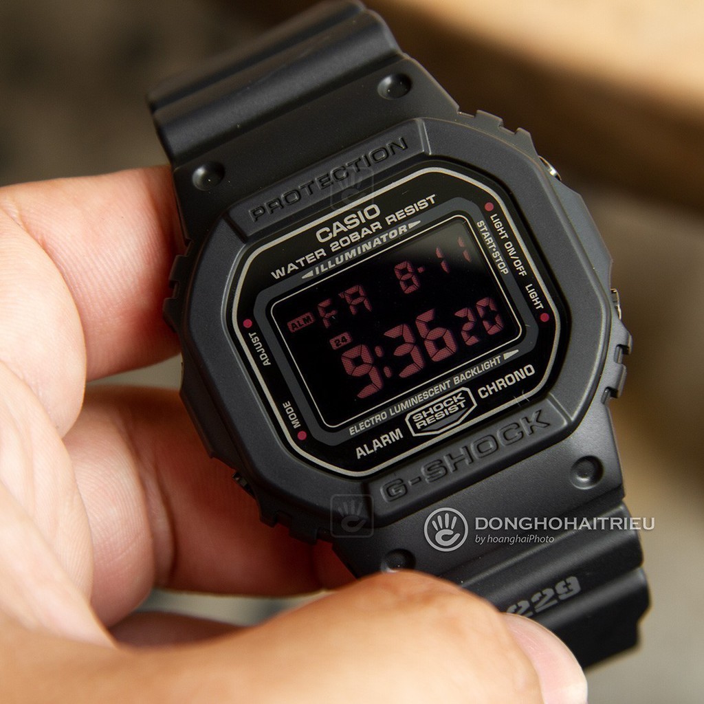 Đồng hồ điện tử nam G-SHOCK DW-5600MS-1 chính hãng giá rẻ