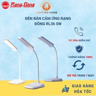 Đèn Bàn LED Cảm Ứng RẠNG ĐÔNG DIM CCT RL36 5W dễ dàng xoay góc chiếu sáng phù hợp góc học tập và làm việc