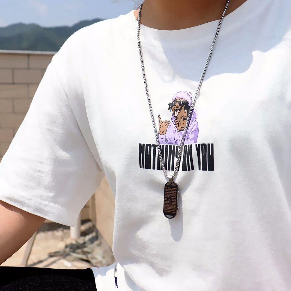 MXGOODS Vòng cổ Thép Không Gỉ Mặt Ván Trượt Phong Cách Hip hop Hàn Quốc Cho Cặp Đôi