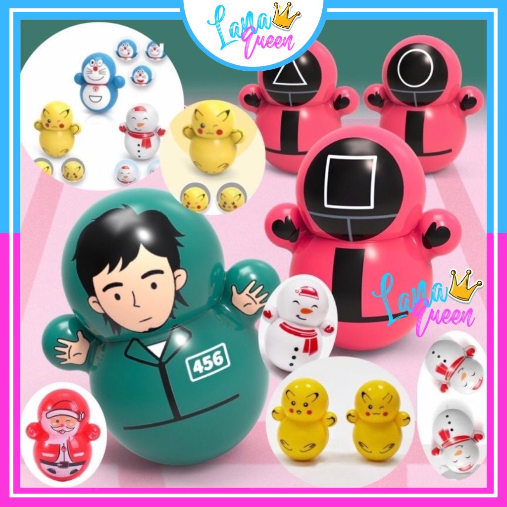 Lật đật Squid game mini Doraemon dễ thương đồ chơi cho bé hot tiktok - LANA QUEEN