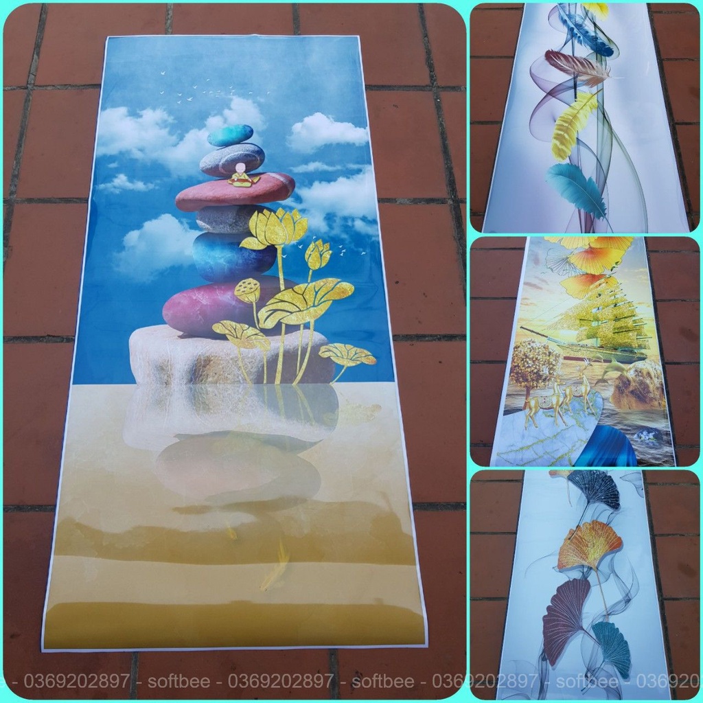 HÀNG BÁN CHẠY - Decal dán tủ lạnh máy giặt, keo bám chắc chắn, không thấm nước