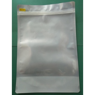 Túi Zip 2 có 1 mặt bạc và 1mặt trong suốt 22x30