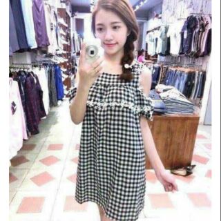 Thanh lý Đầm teen viền hoa rớt vAi