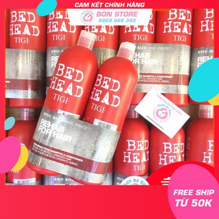 Cặp dầu gội, xả tigi bedhead đỏ 750ml - cam kết chính hãng