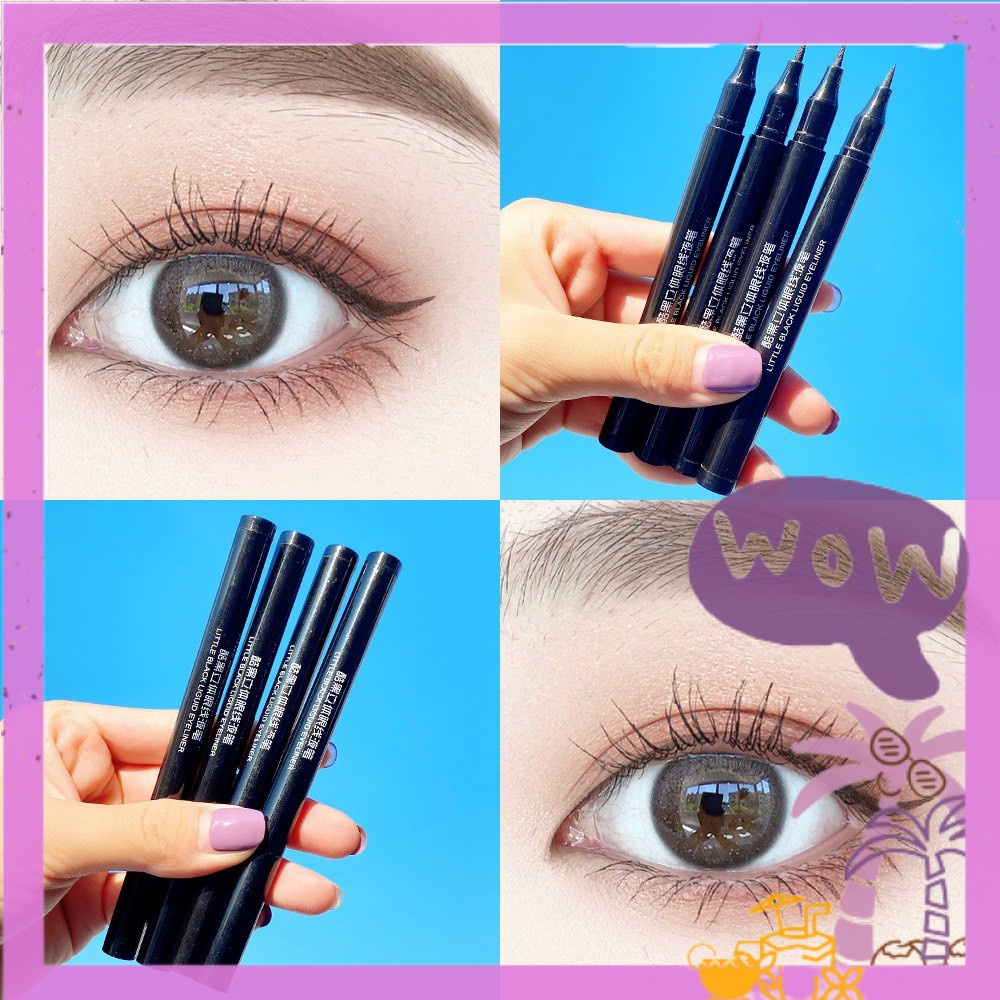 BÚT Kẻ Mắt SUAKE ĐEN ĐƠN GIẢN bút dạ long lasting eyeliner nội địa lâu trôi bút dạ dễ kẻ sỉ tốt NGỰA BEAUTY