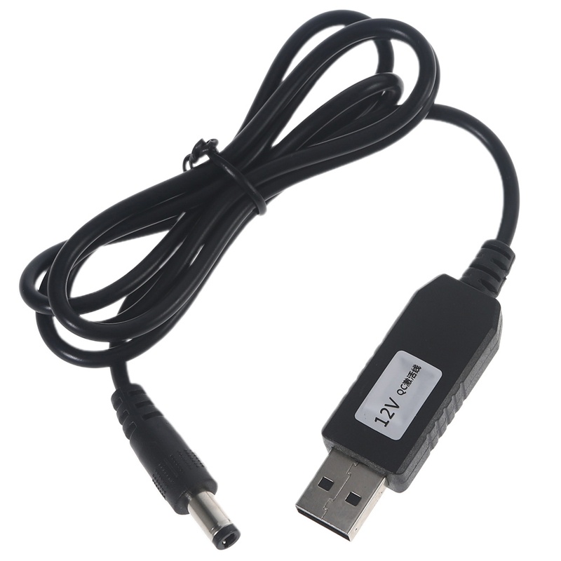 Dây cáp tăng áp QC3.0 USB sang 3.5/4.4/5.5mm 12V 1.5A cho đèn LED/ máy ảnh WiFi