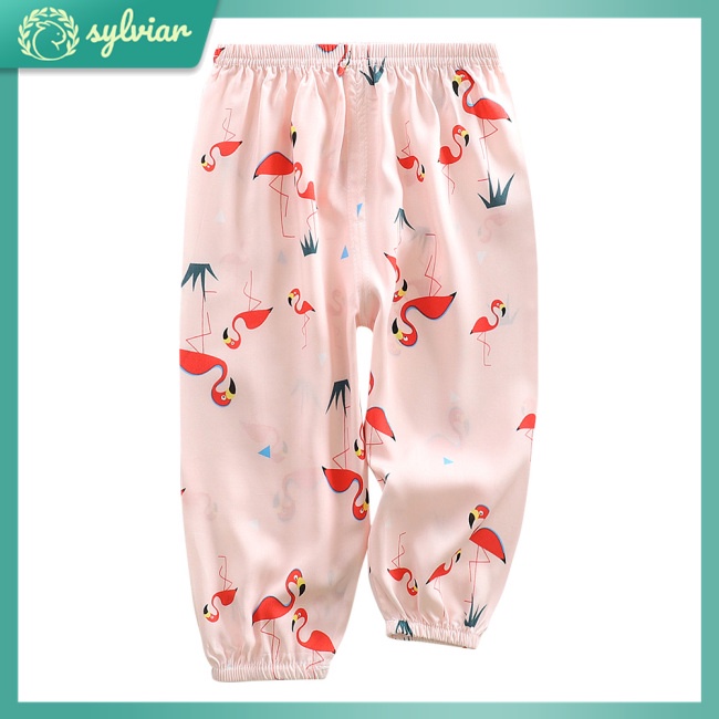 Quần Dài Cotton Siêu Mỏng Chống Muỗi Cho Bé 1-5 Tuổi