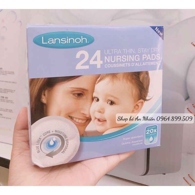 MIẾNG LÓT THẤM SỮA LÁNINOH 24 cái
