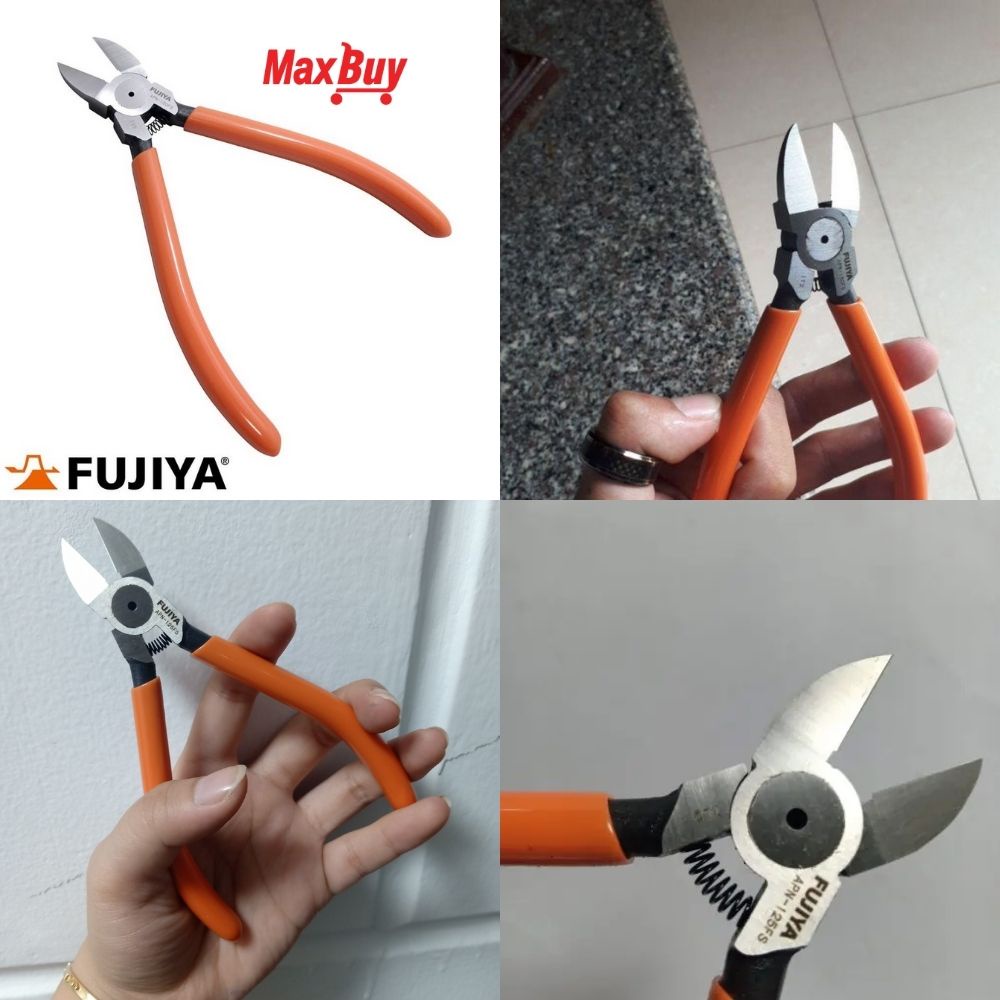 Kìm cắt nhựa lưỡi bằng Fujiya APN-150FS nhập khẩu Nhật Bản, cách điện, cách nhiệt tốt