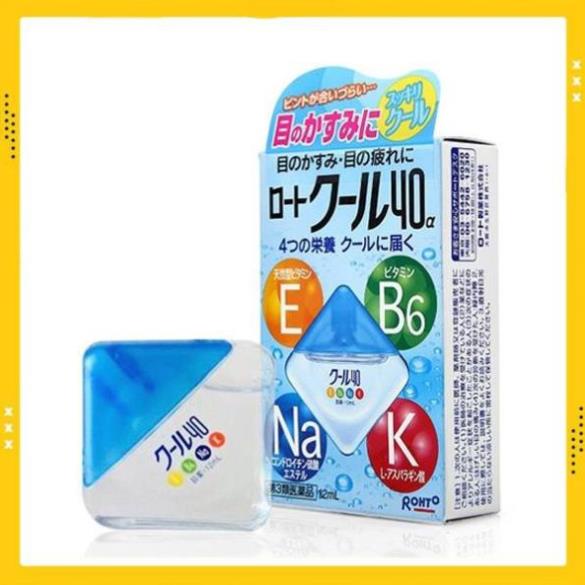 Nước nhỏ mắt Rohto Vita 40 Nhật Bản 12ml [Chính hãng]