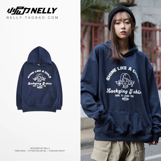 Áo hoodie nelly heybig random