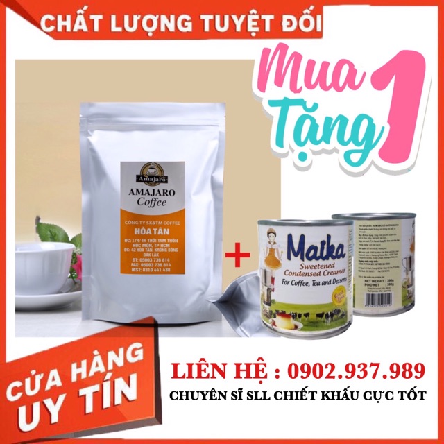 Cafe Robusta - Culi - Arabica tỉ lệ 4-4-2 Mua 1kg tặng 1 lon sữa nhập khẩu Maika