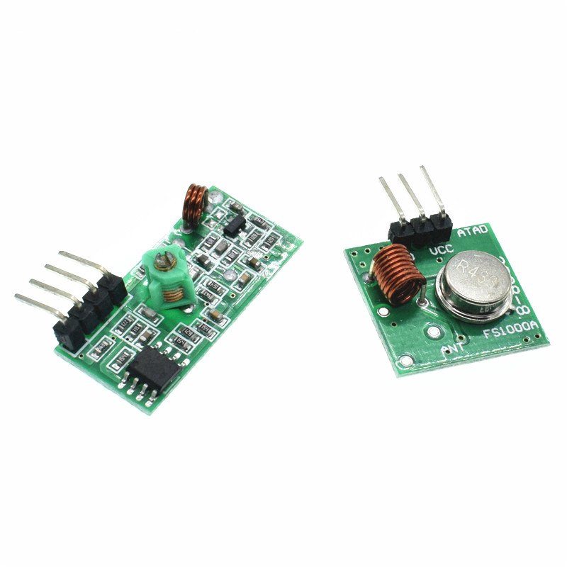 Set mô-đun thu phát tín hiệu không dây 315Mhz 433Mhz RF cho Arduino tự làm