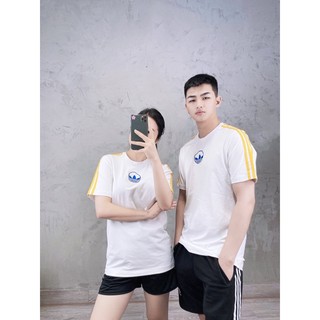 | Ảnh Thật | Áo Das Trắng Line Vàng