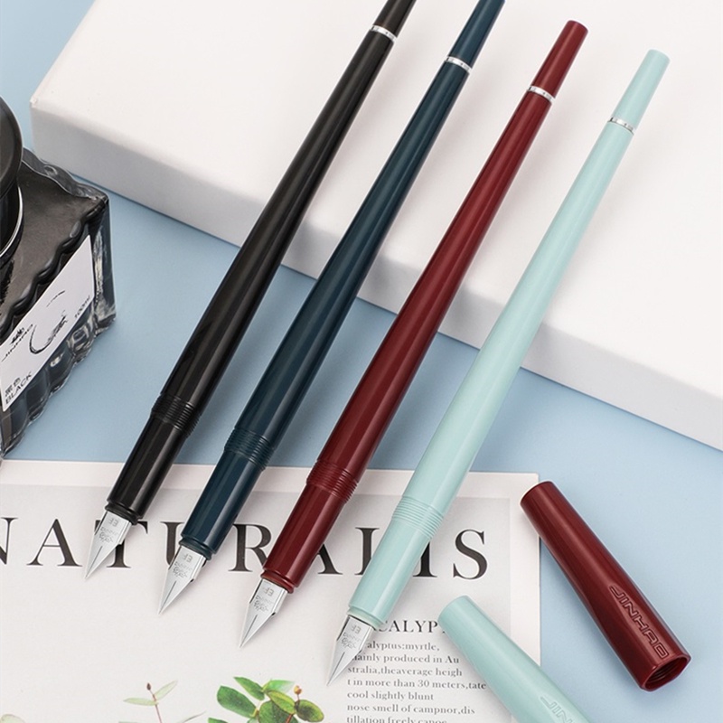 Bút Mực PenLab Jinhao 1001 C7119 Ngòi Mảnh Màu Vàng / Bạc Phong Cách Retro