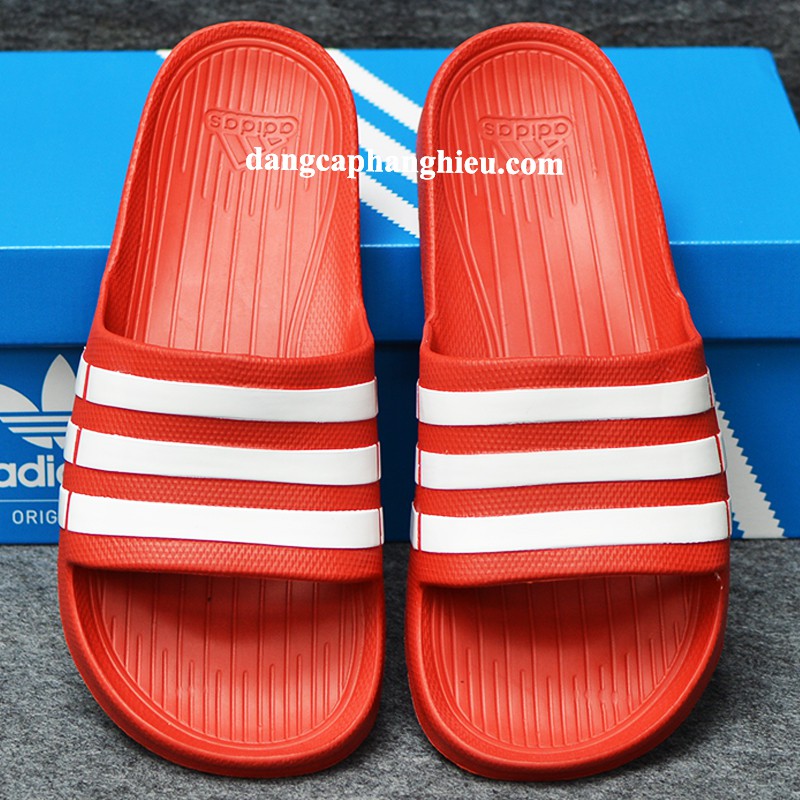 Dép Adidas Duramo chính hãng đỏ trắng