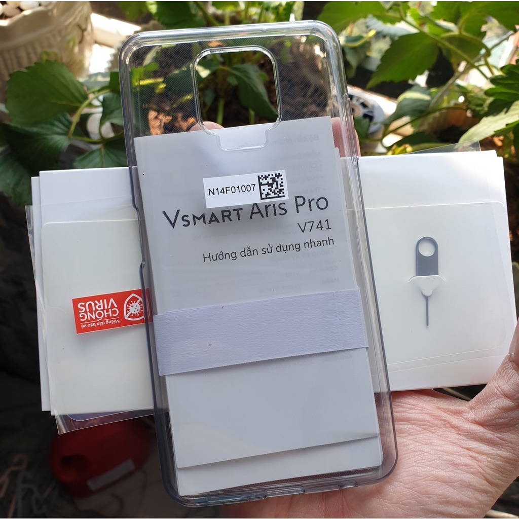 Ốp lưng silicon trong suốt chính hãng các dòng máy Vsmart: Aris/Pro, Active 3, Joy2+/3/4, Live/ Live 4, Star3/4/5