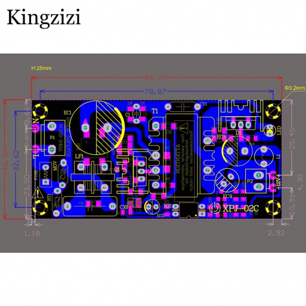Mô Đun Chuyển Đổi Nguồn Điện AC-DC 12v3a 24v1.5a 36W AC 220V Sang DC 12v 24V
