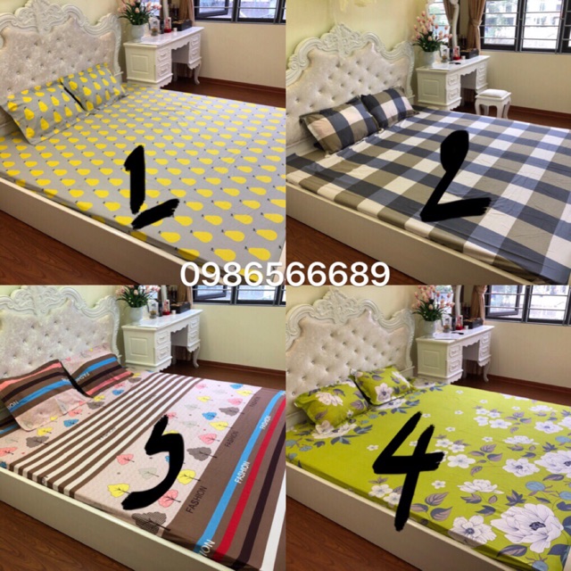 Set ga gối hè