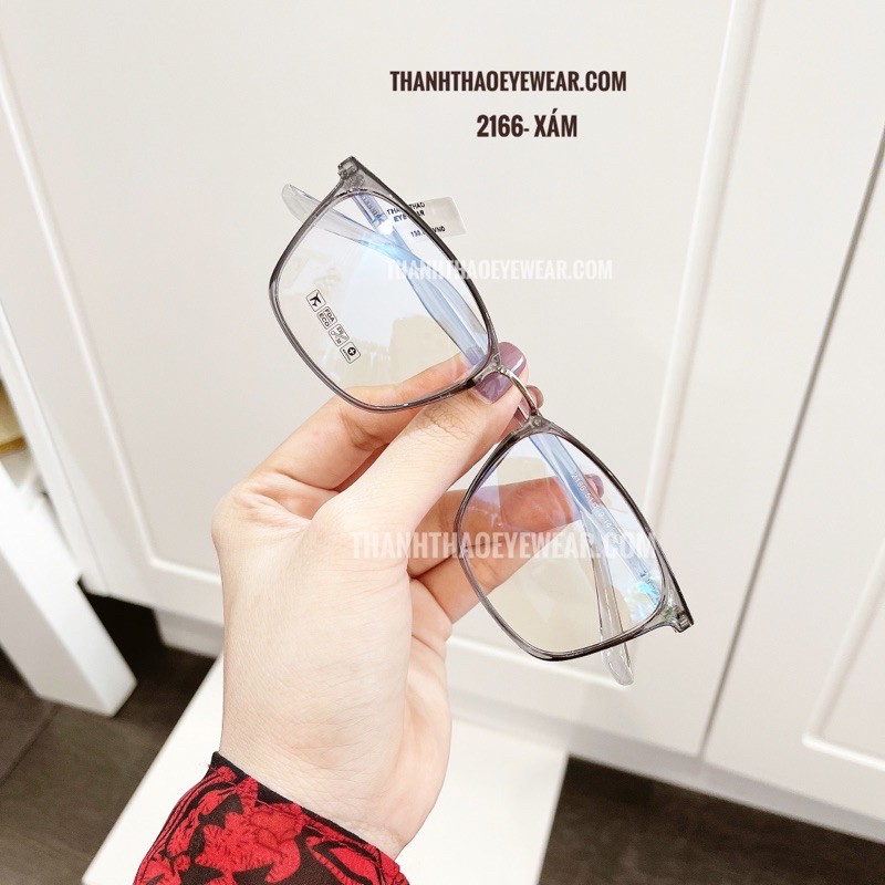 [Hàng Chất Đẹp] Gọng Kính Cận Dẻo Vuông 2166 Nam Nữ  Mix Kim Loại Thời Trang -  ThanhThao Eyewear | BigBuy360 - bigbuy360.vn